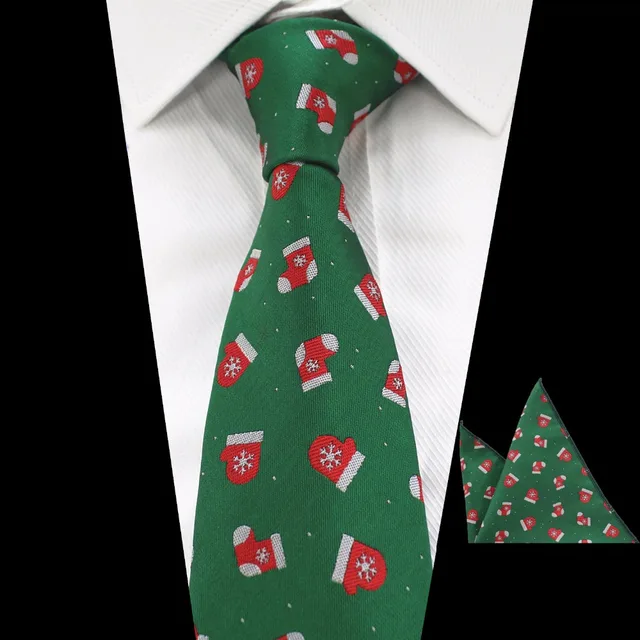 jemygins 2017 new quality christmas tie jacquard woven silk tie and