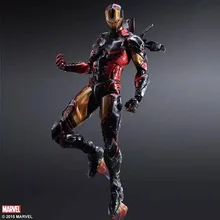 Artes jogo Maravilha 25 cm Iron Man Super Hero Ironman Action Figure Brinquedos