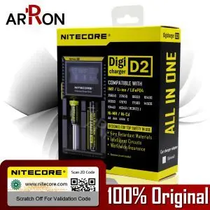 Топ Nitecore i2 intelli-зарядное устройство Универсальное зарядное устройство для AA AAA Li-Ion 26650 18650 14500 батареи зарядка+ Автомобильный Кабель