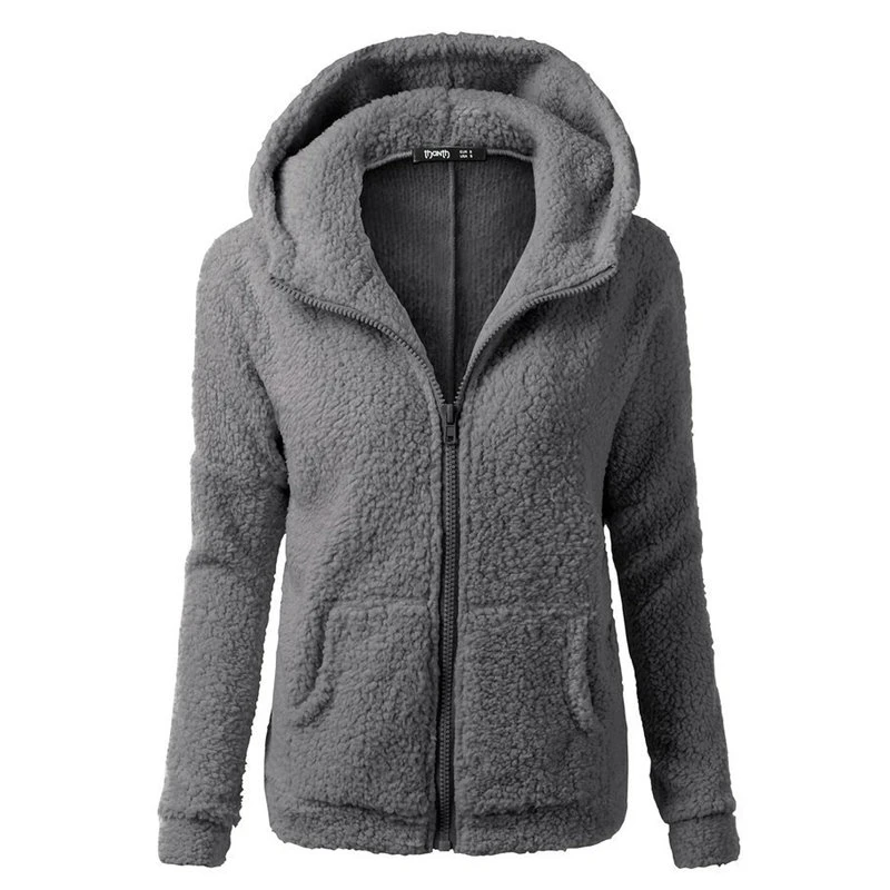 women's plus size sherpa hoodie