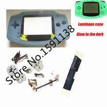 Новое поступление, 1 шт./партия, косплей, версия пикачукартона, светящийся синий корпус для GameboyAdvance, пластиковая световая крышка