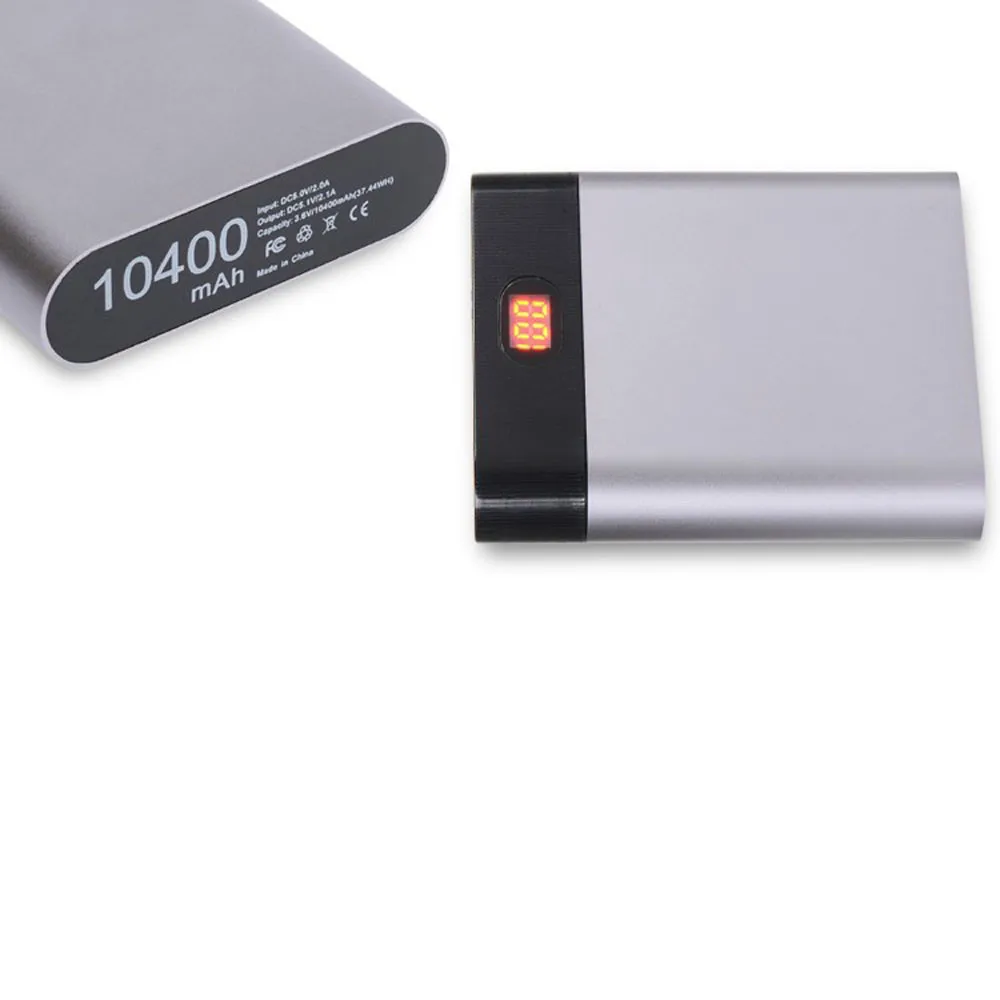 HIPERDEAL внешний аккумулятор 18650 зарядное устройство 5 В двойной USB 4X18650 чехол Комплект батарейный блок для смартфонов