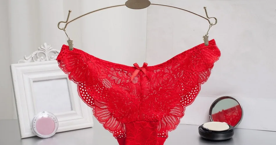 Women Sexy Lace Panties Women's Low Waist Cotton Briefs Underwear G-Strings Thongs Tangas Ladys Exotic Lingeries Intimates 19