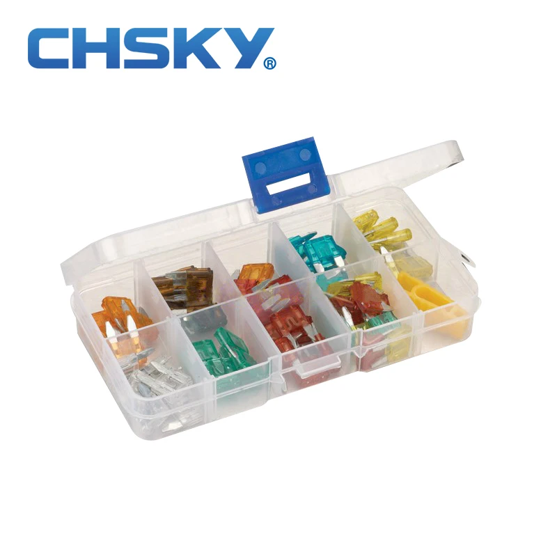 

CHSKY 100PCS ATM min car fuse 5A 7.5A 10A 15A 20A 25A 30A 40A min fuses car boat truck motorcycle min blade fuse