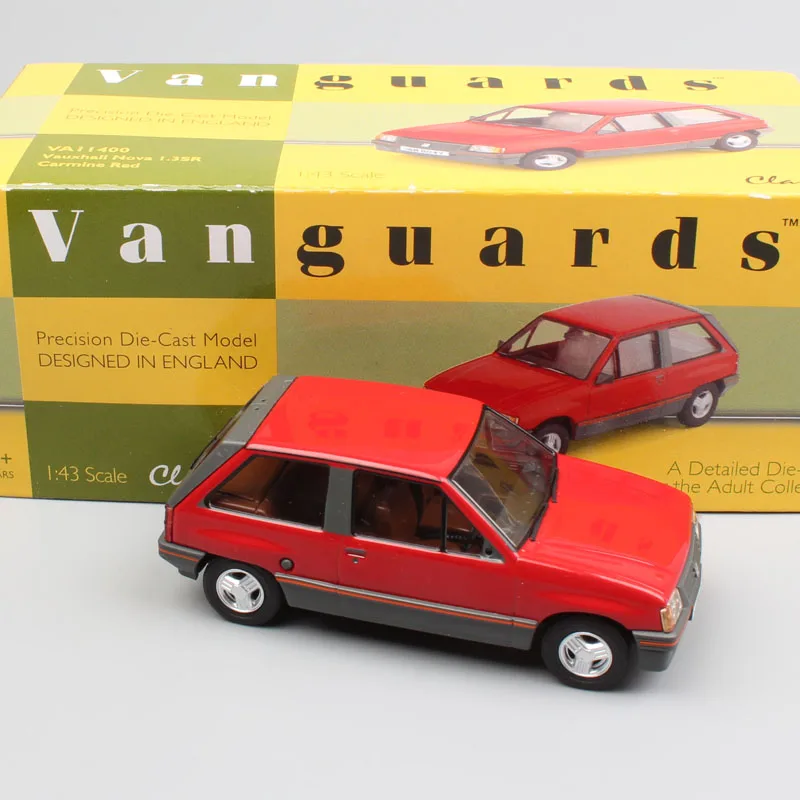 

kid's 1:43 Scale Brand Vanguard Vauxhall Nova 1.3SR Opel Corsa supermini hatchback die casting model toy car Replicas Corgi gift
