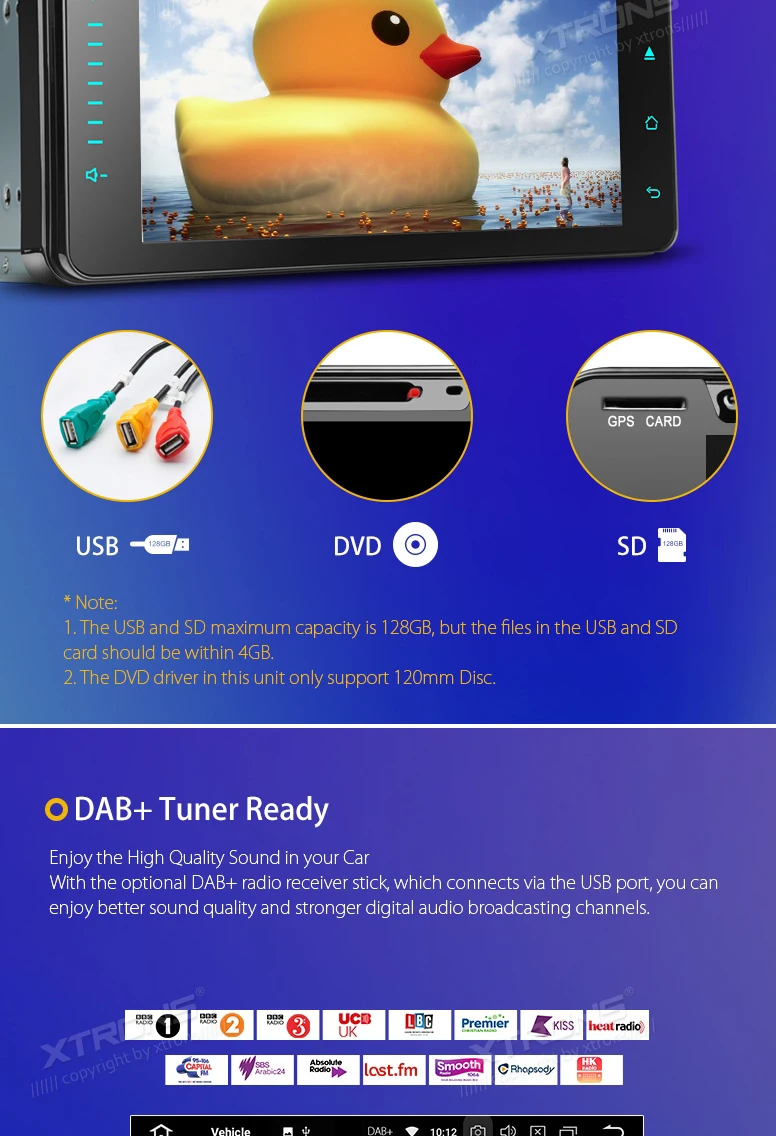 Cheap 6.95" Android 8.0 OS Car DVD Multimedia Navigation GPS Radio for Toyota RAV4 2001-2008 & Sequoia 2003-2007 & Terios 2006-2010 11
