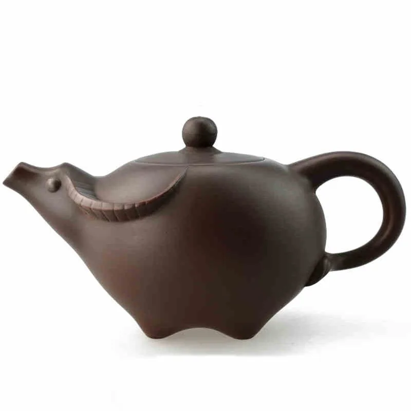 

Precious Collection Value Teapot Yixing 290ml Cattle Ceramic Pot China Handmade Ceramic Gift Porcelain Zodiac Kettle Tea Infuser