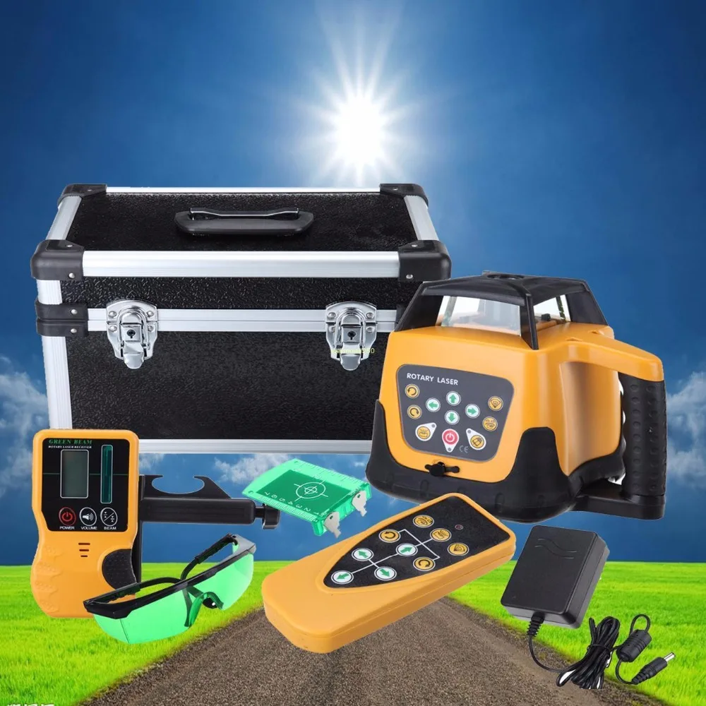 Nivel láser rotativo autonivelado automático haz verde 500 m rango Horizontal niveles láser Vertical - 1