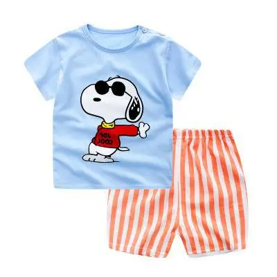 Baby Clothing Set medium Summer Baby Boy Clothes Lion Animal Cartoon  New Baby Boy Girl Clothing Set Toddler Striped Bebes Suits Baby Clothing Set luxury Baby Clothing Set