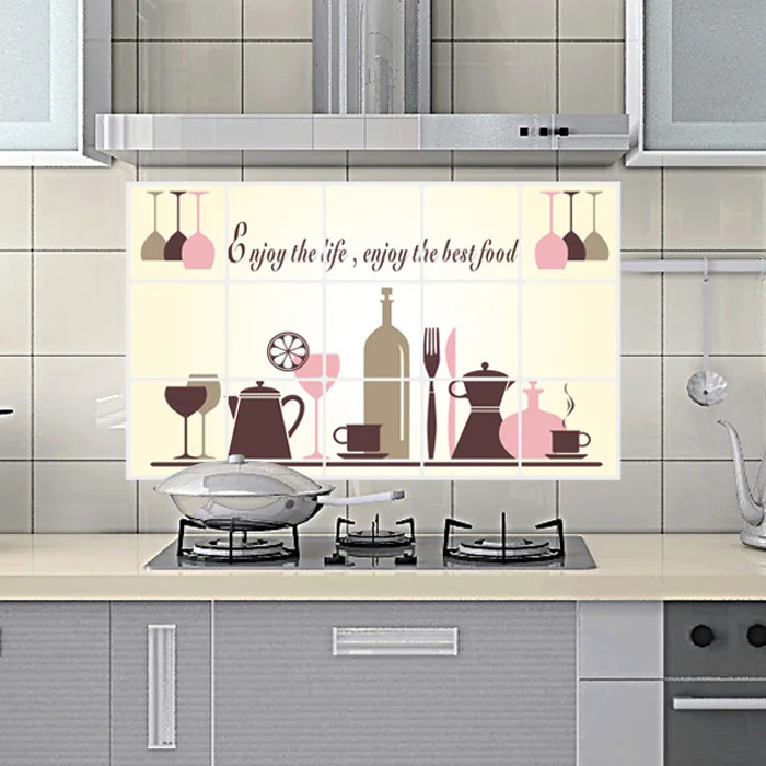 Compra azulejos de la cocina verde online al por mayor de china ... Cocinas rojas y verdes