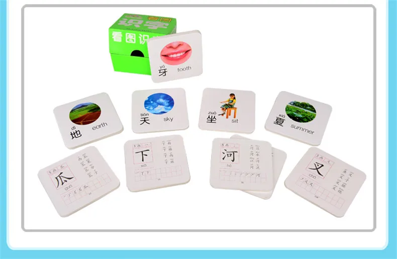 Китайские персонажи карты учат 108 китайские персонажи с картинкой китайская книга с пиньинь английский и картинки для детей