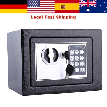 

Digital Electronic Safe Box Security Mini Keypad Lock Home Office Security 6.4L Black Wholesale