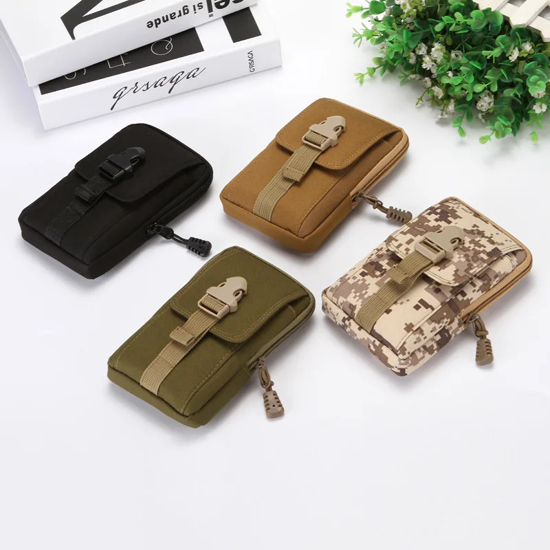 6 Inch Hot Mobile Phone Bag Quality Men's Cigarette Mobile Phone Waist Bag Outdoor Casual High Quality Fanny Pack