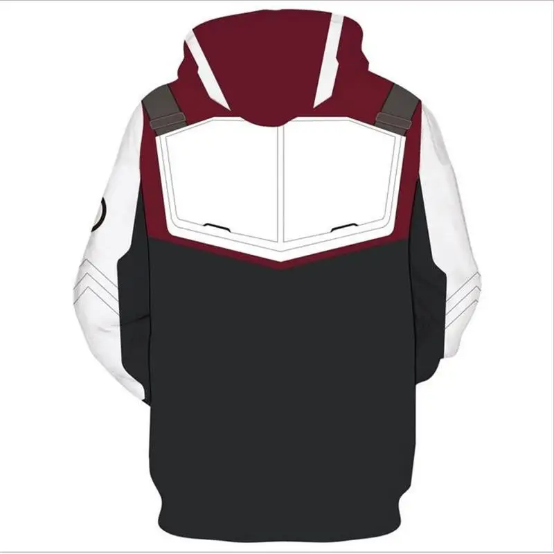 Avengers 4 Endgame Quantum Realm avengers endgame hoodie 3D Print Hoodies Men women Zipper Sweatshirts Coat Cosplay Customize