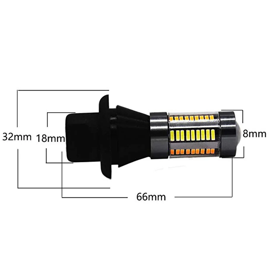 Дневные ходовые огни Ba15s BAU15S 1156 p21w s25 42led T20 W21W WY21W 7440 фары дневного света + сигнал