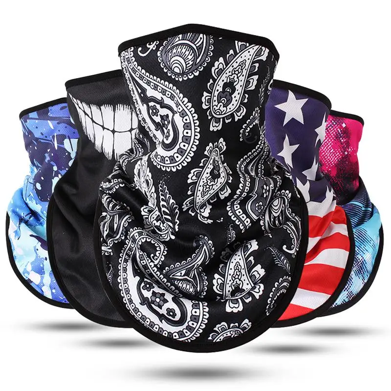

New Fashion Warm Triangle Scarf Collar Masks Bandana Mask Windproof Thicken Warm Neck Gaiter Skiing Mask For Outdoor Riding