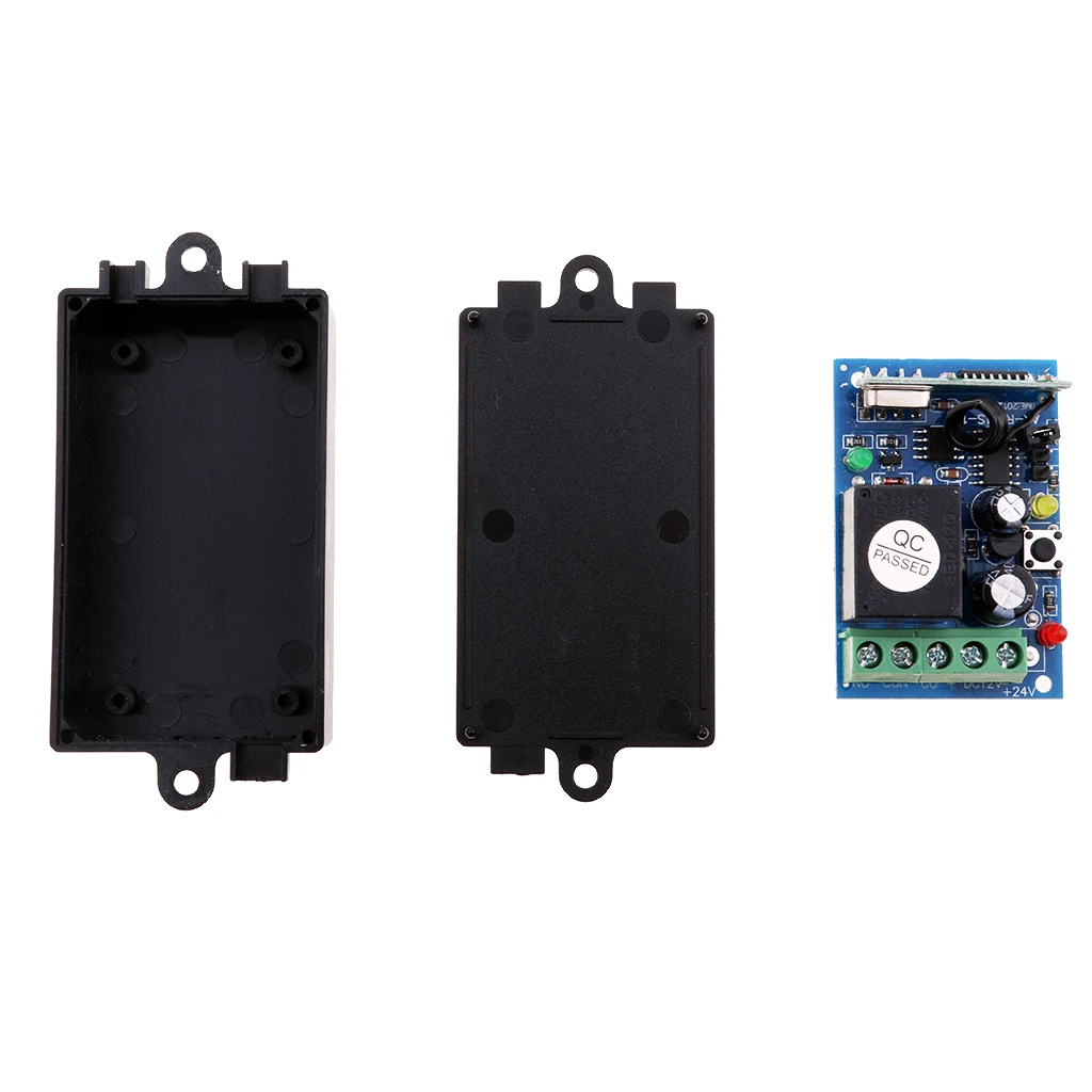 DC 12V 1CH Channel 433Mhz RF Relay Smart Wireless Remote Control Switch Receiver with Transmitter 