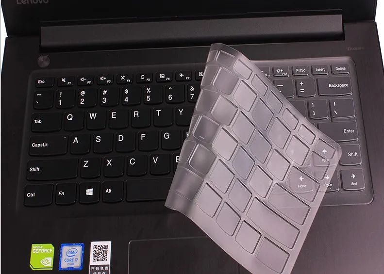 Прозрачный чехол для ноутбука из ТПУ с защитой клавиатуры нового Lenovo yoga 510 14 (Flex 4