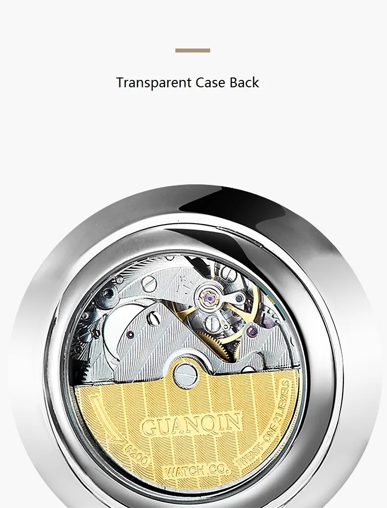  New GUANQIN Men Mechanical Watches 10mm Ultra Thin Leather Watches Luxury Brand Man Watch 30m Waterproof Calendar Wristwatches  (13)