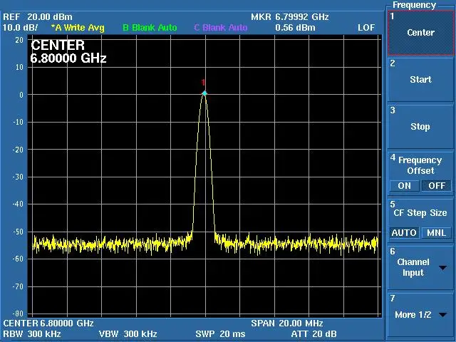 ADF4355 цветной сенсорный экран модуль развертки частоты источник сигнала VCO микроволновый синтезатор частоты PLL