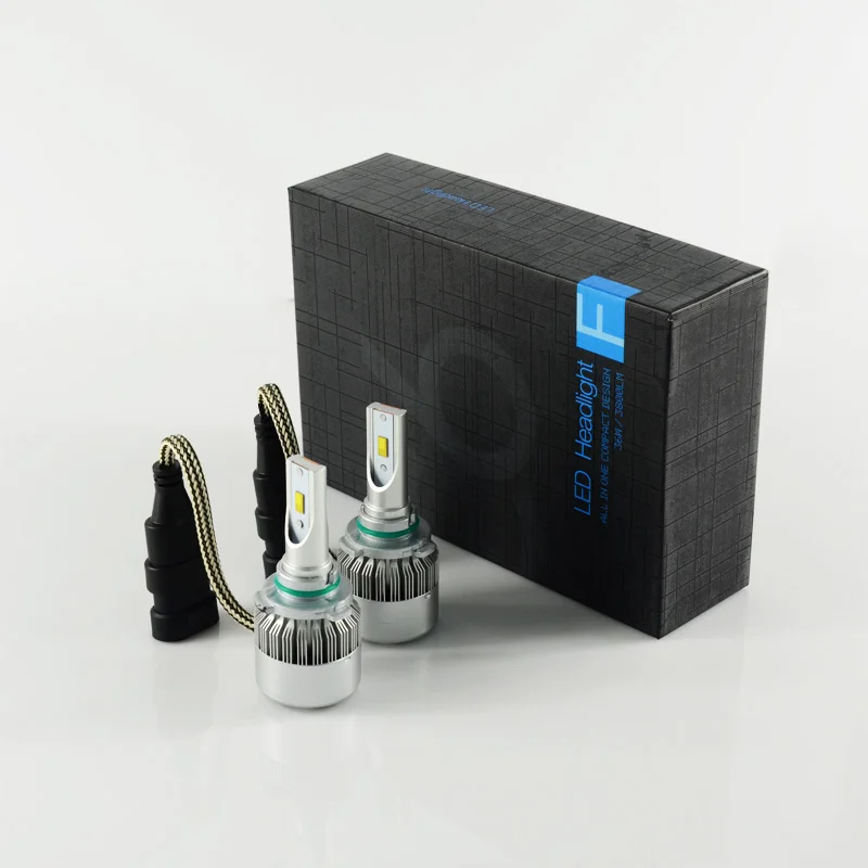 Carro Led Car 2x 72w 7600lm Highlight Hb3/9005 Headlight Kit Bulb 9-31v Flip Chip 6000k Truck Fog Head Lamp Can All Autos Use | Автомобили