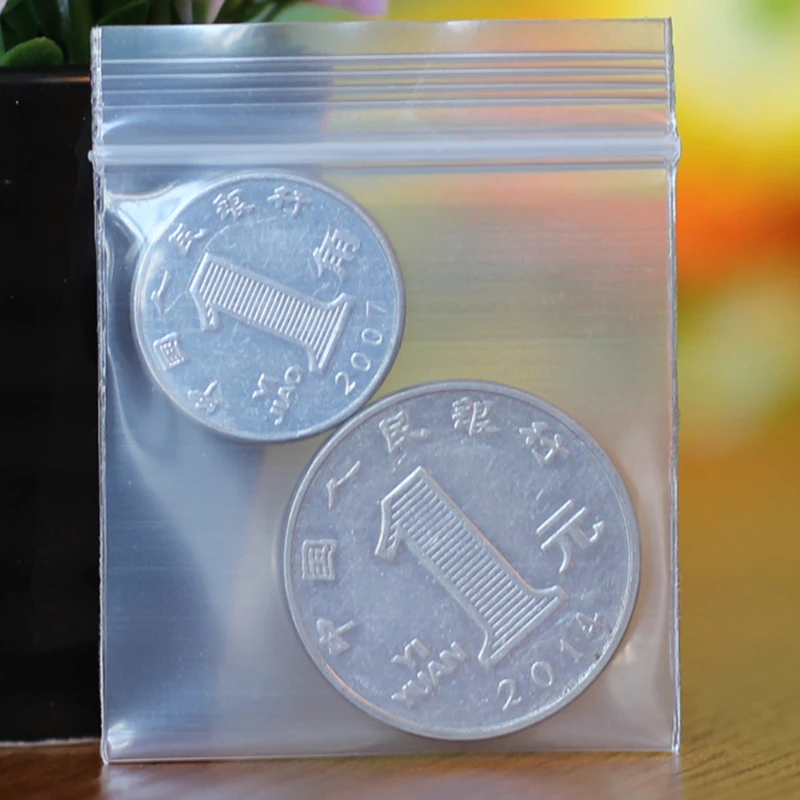 GREAT BULK PRICE 1000pcs Small Clear Poly Ziplock Thick ...
