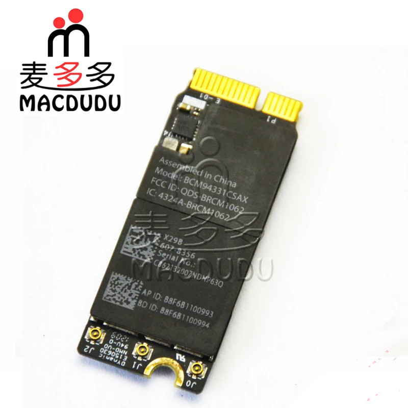 Wi-Fi-карта Broadcom BCM94331CSAX 15 дюймов A1398 Bluetooth BT 4 0 | Компьютеры и офис