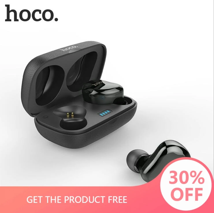 

HOCO Wireless Bluetooth Earphone Bluetooth 5.0 CSR Twins Headsets A2DP Avrcp Stereo Sound Handsfree TWS Earbuds With Power Box