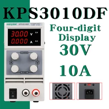 Регулируемый источник питания постоянного тока KPS3010DF 30 в 10A Импульсный регулируемый источник питания постоянного тока цифровой с аллигатором lablartory источник питания