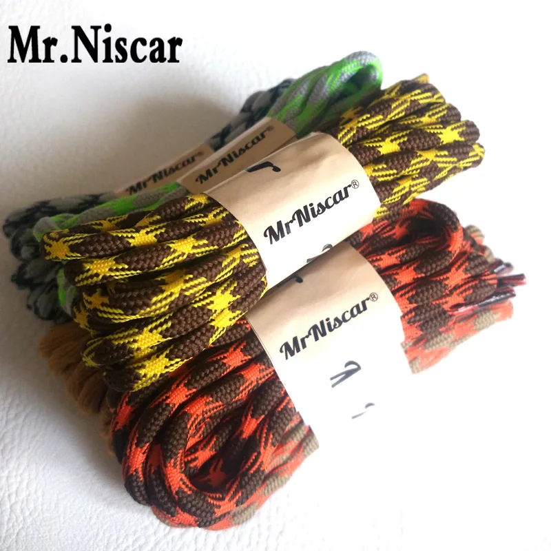 

Mr.Niscar 10 Pair Outdoor Sports Hiking Round Shoelaces Anti-Skid Rope Shoe Laces Casual Sneakers Bootlaces Strings 120-160cm