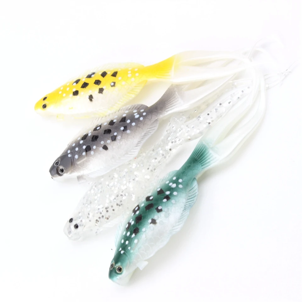 

2pcs 120mm 8g Simulated flying fish Soft bait Fishing Lures Wobblers for Deepwater Topwater Baits NEW fishing fish lure