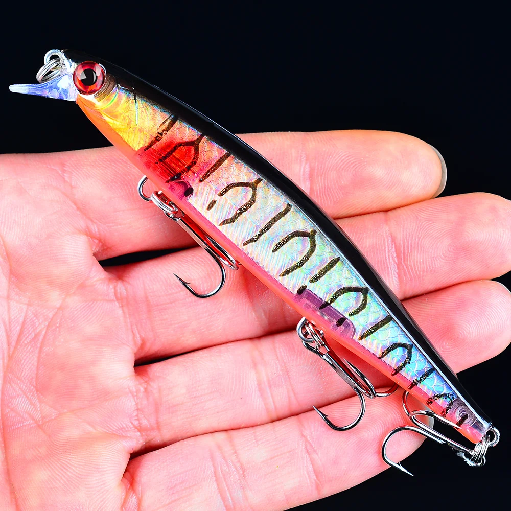 Minnow 1 шт. рыболовные приманки 11 см 13 г жесткая приманка 12 видов цветов снасти 6 #