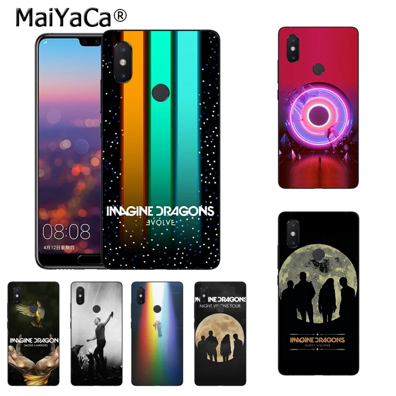 

MaiYaCa imagine dragons night music Beautiful Phone Accessories Case for xiaomi mi 8se 6 note2 note3 redmi 5plus note 4 5 cover