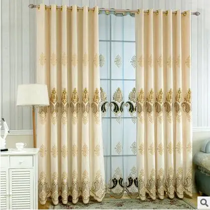 Лидер продаж 2016 роскошные европейские Роскошные занавески с большими цветами на