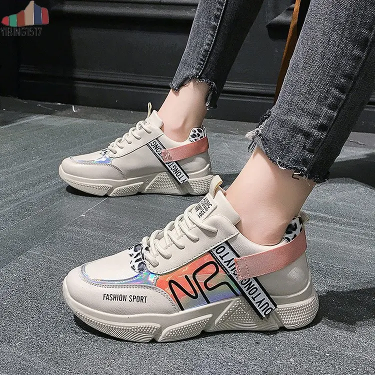 

Sneakers Women Summer Vulcanize Female Fashion Sneakers Lace Soft Basket Femme Dad Platform Breathable Mesh Sneakers for Women