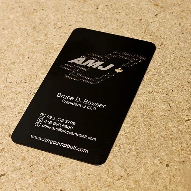 

Cheap blank stainless steel business cards/black blank metal cards for laser engraved
