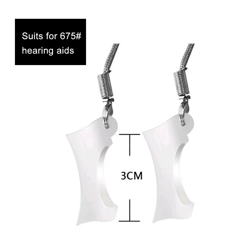 BTE защита слухового аппарата защитные рукава держатель крышка клип куртка для 13# и 675# слуховые аппараты - Цвет: 3 cm sleeves 1 pair