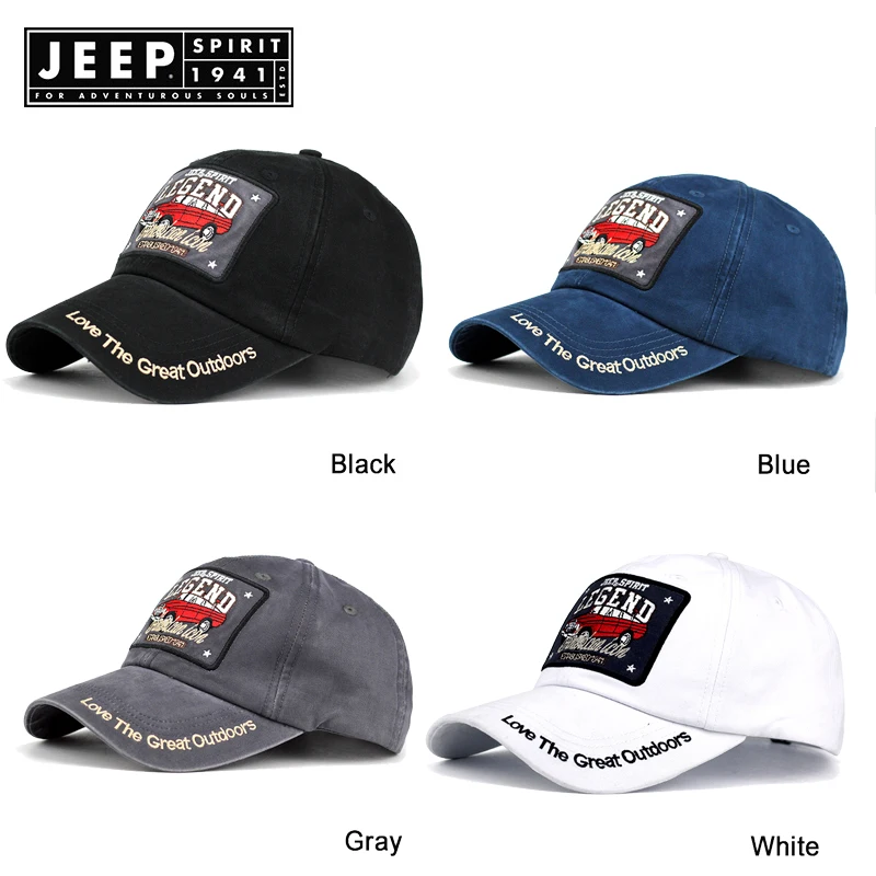 JEEP espíritu deporte hombres gorra de béisbol papá gorra de moda de las mujeres del Snapback Hip Hop gorra de algodón sombrero, Gorras Para Hombre baseball