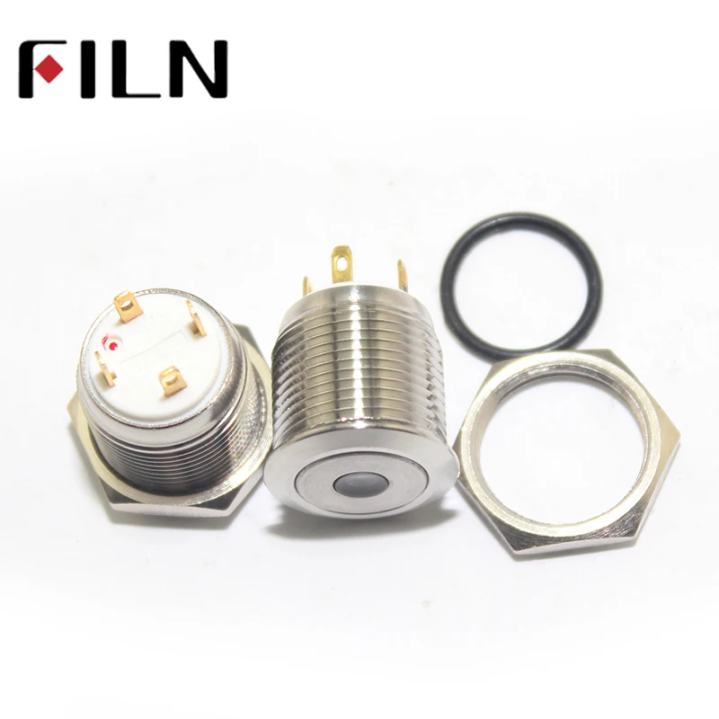 16mm momentary push button switch