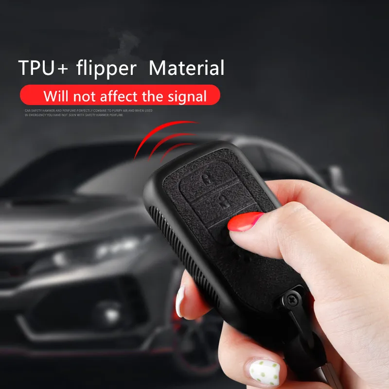 Чехол из ТПУ и флиппера для Honda XRV Vezel HRV CRV чехол автомобильного ключа с