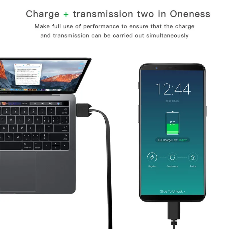 Портативный кабель usb type-C для быстрой зарядки типа C, телескопический кабель для передачи данных для samsung, huawei, LG, sony, Nokia, USB-C, код