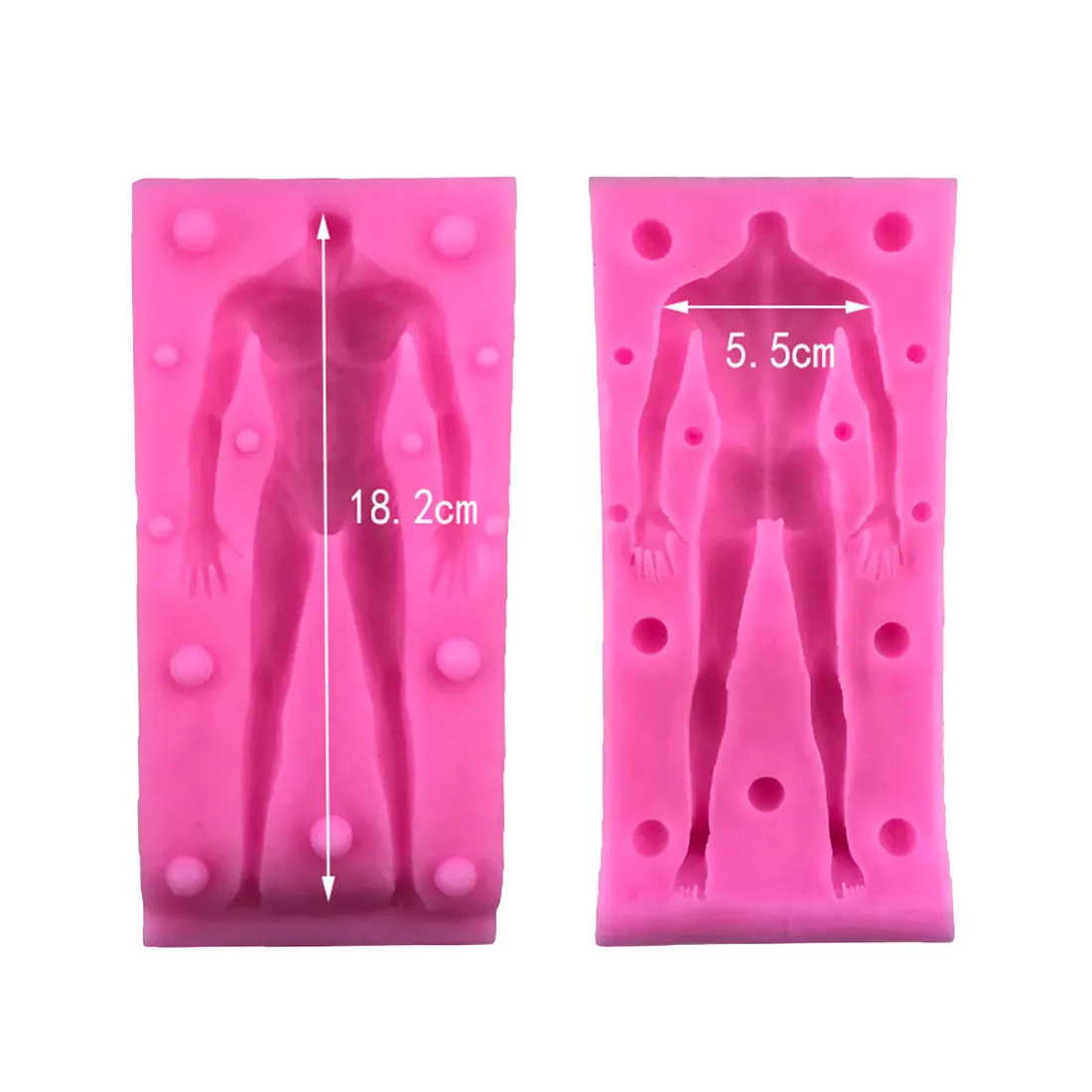 Hot Sale Sugar Fondant Moulds 3D People Shaped Cake Figure Mold Human