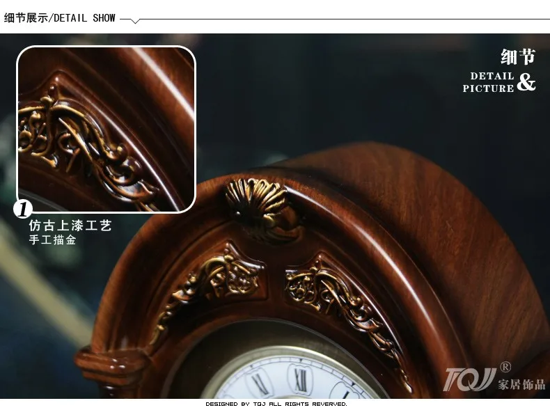 Meijswxj кварцевые часы Европейский ретро стиль украшения для гостиной часы ежечасное время воспроизведения музыки товары для украшения дома