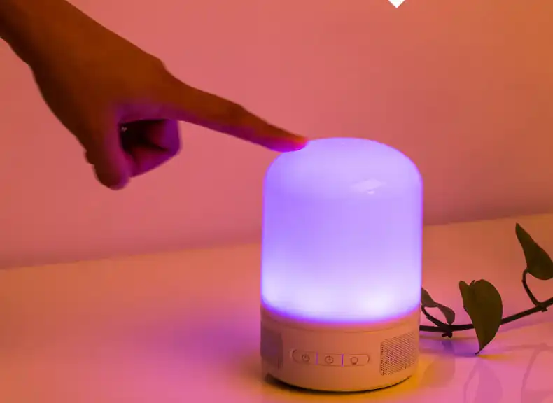 color changing touch speaker