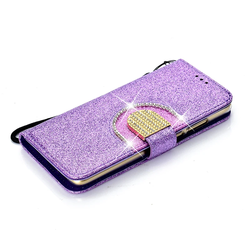 KEFO Bling Glitter Wallet Case For Huawei P20 Pro Diamond Flip Mirror Cover For Huawei P20 Lite P10 Lite P8 Lite 2017 Coque Capa (13)