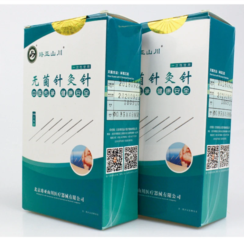 

1000pcs 2box Acupuncture Needles 1000 Needle Acupuncture Disposable Needle Beauty Massage Sterilze Needle