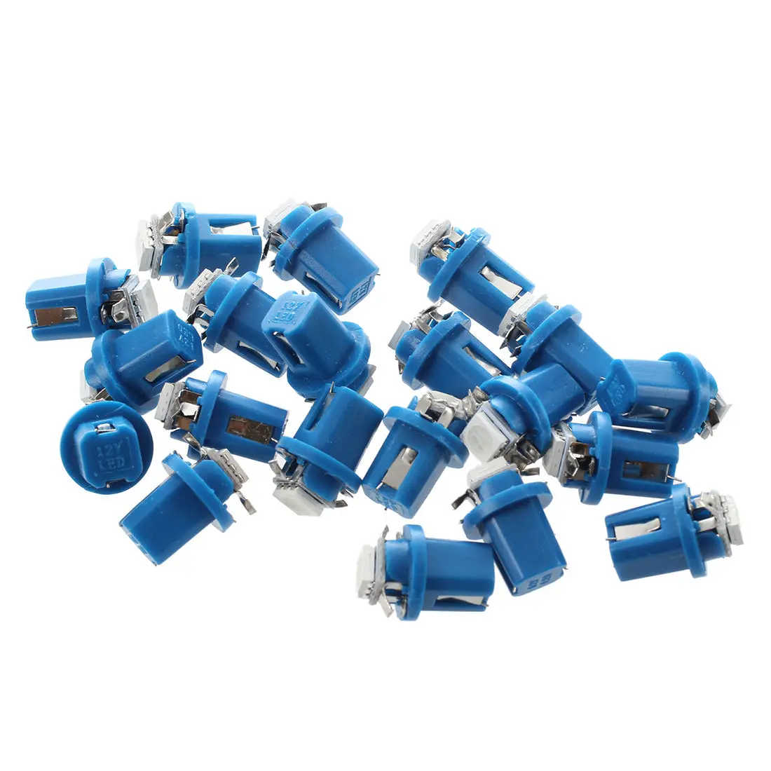 Dashboard Light Upgrade T5 Blue Instrument Dashboard LED Bulbs - 3 SMD 3014 Wedge Base Replacement Lights Instrument Cluster Bulbs