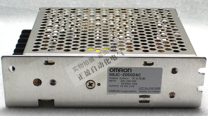 

Original authentic Omron (Shanghai) OMRON switching power supply S8JC-Z05024C 50W DC24V 2.1A