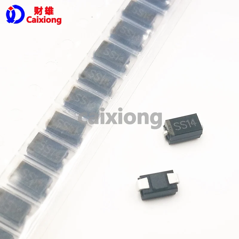 100pcs SS14 SMA 1N5819 IN5819 1A 40V DO 214AC SMD Schottky diode-in ...