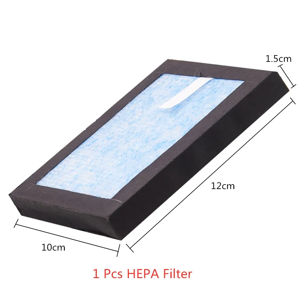 1 Pcs HEPA Filter Автомобильный очиститель воздуха портативный usb-мини свежий воздух hepa-фильтр для пылесоса для аллергенов пыльца пыли курит PM2.5 Eliminator ионный генератор - Цвет: 1 Pcs HEPA Filter
